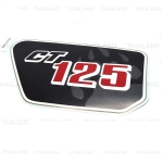 Sticker สติ๊กเกอร์ "CT125" ข้างขวา ของแท้ 1 ชิ้น สีดำ,แดง.เขียว สำหรับ Honda CT125 CT-125 รุ่นรถสีเขียว ปี 2020-2022